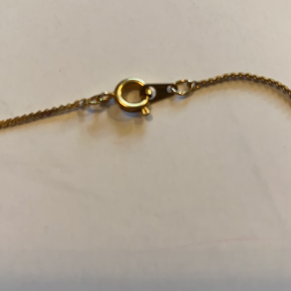 Heart Shaped Gold Charm Necklace - Picture 4 of 9